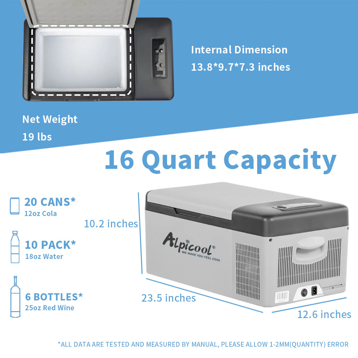 Alpicool C15 Portable Car Fridge - Image 7