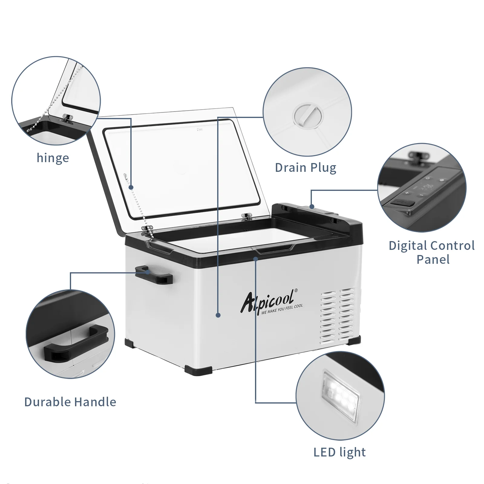 Alpicool C30 Portable Car Fridge - Image 5