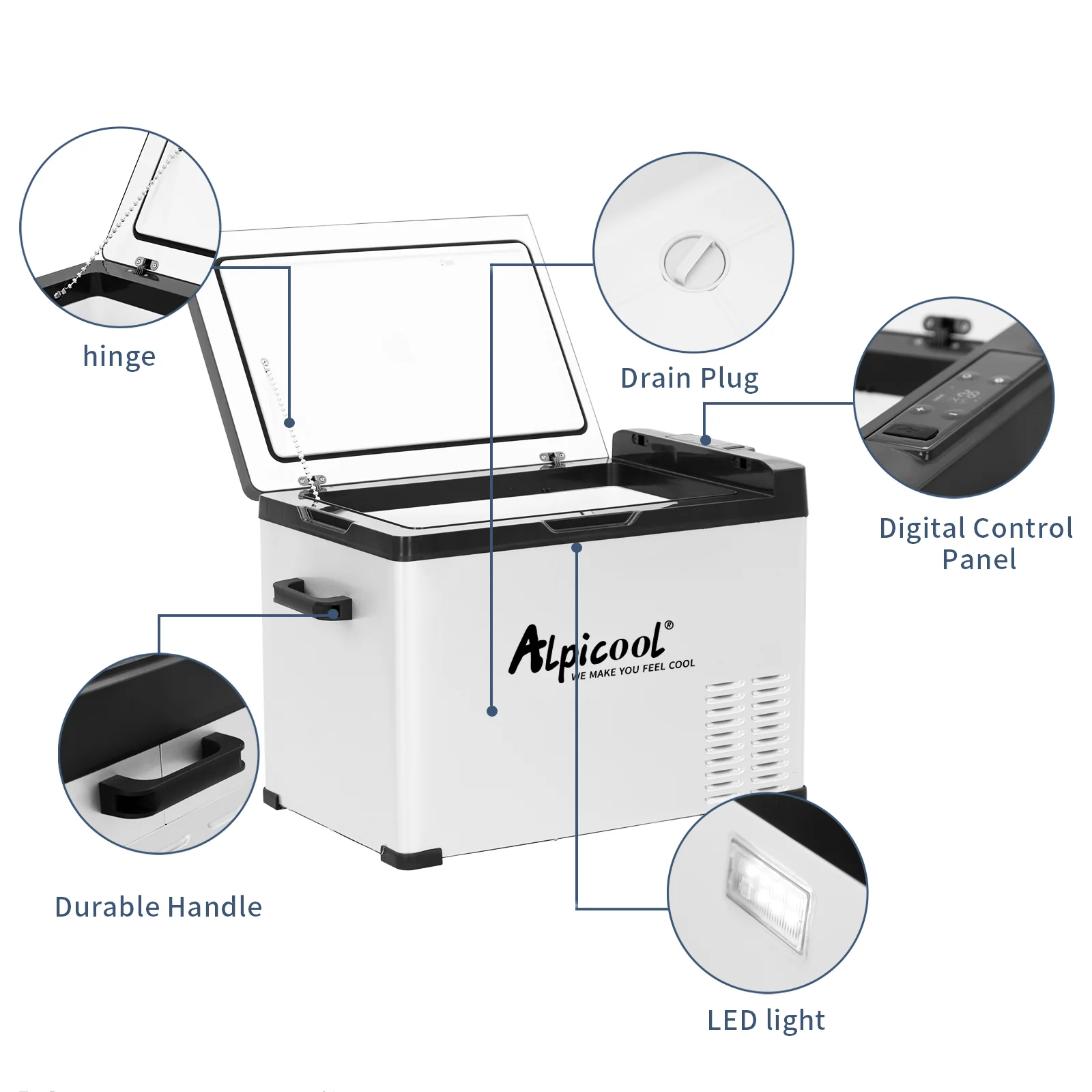 Alpicool C40 Portable Car Fridge - Image 6