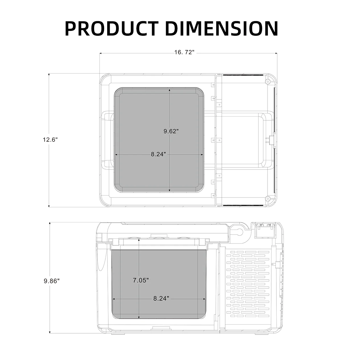 Alpicool C9 Mini Car Fridge - Refurbished - Image 7