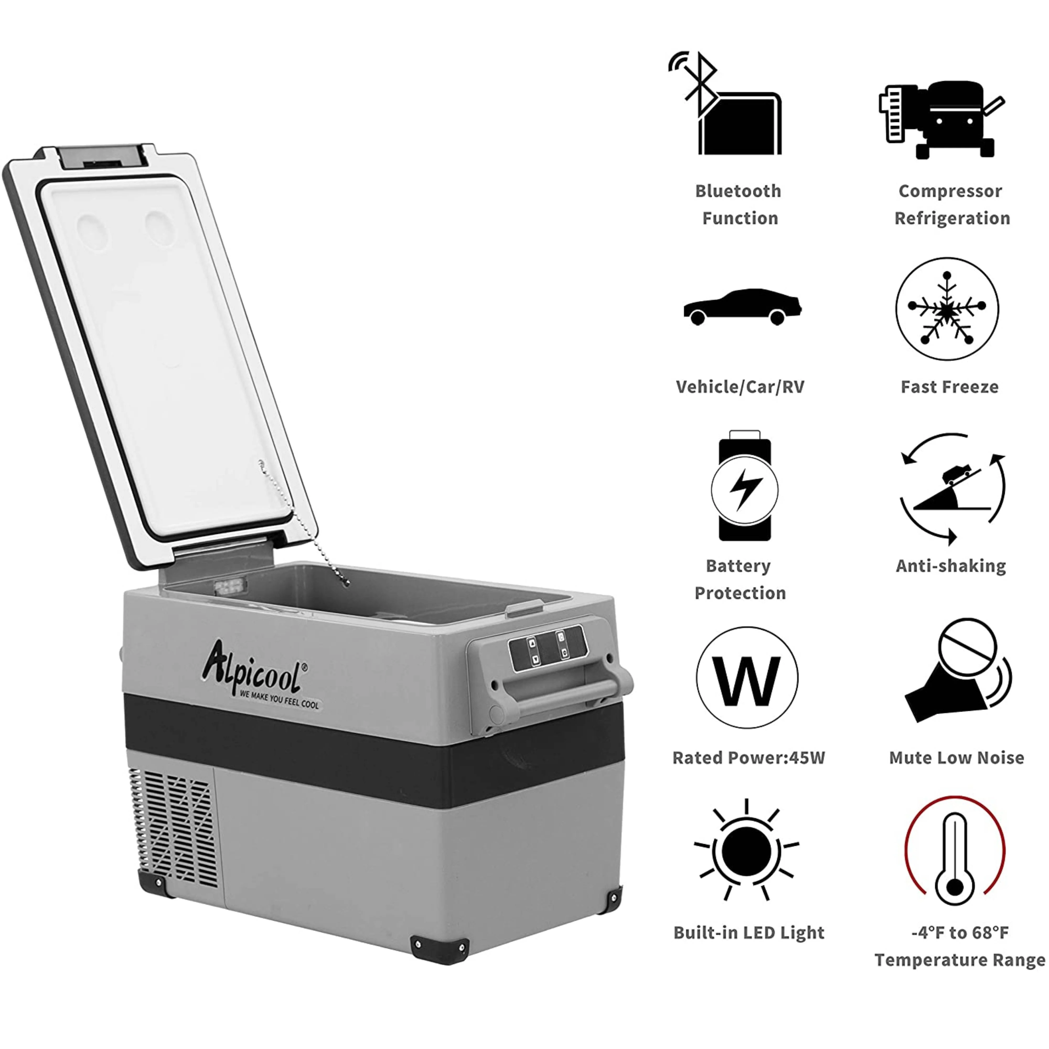 Alpicool LGCF55 Portable Dual Zone Car Fridge - Image 3