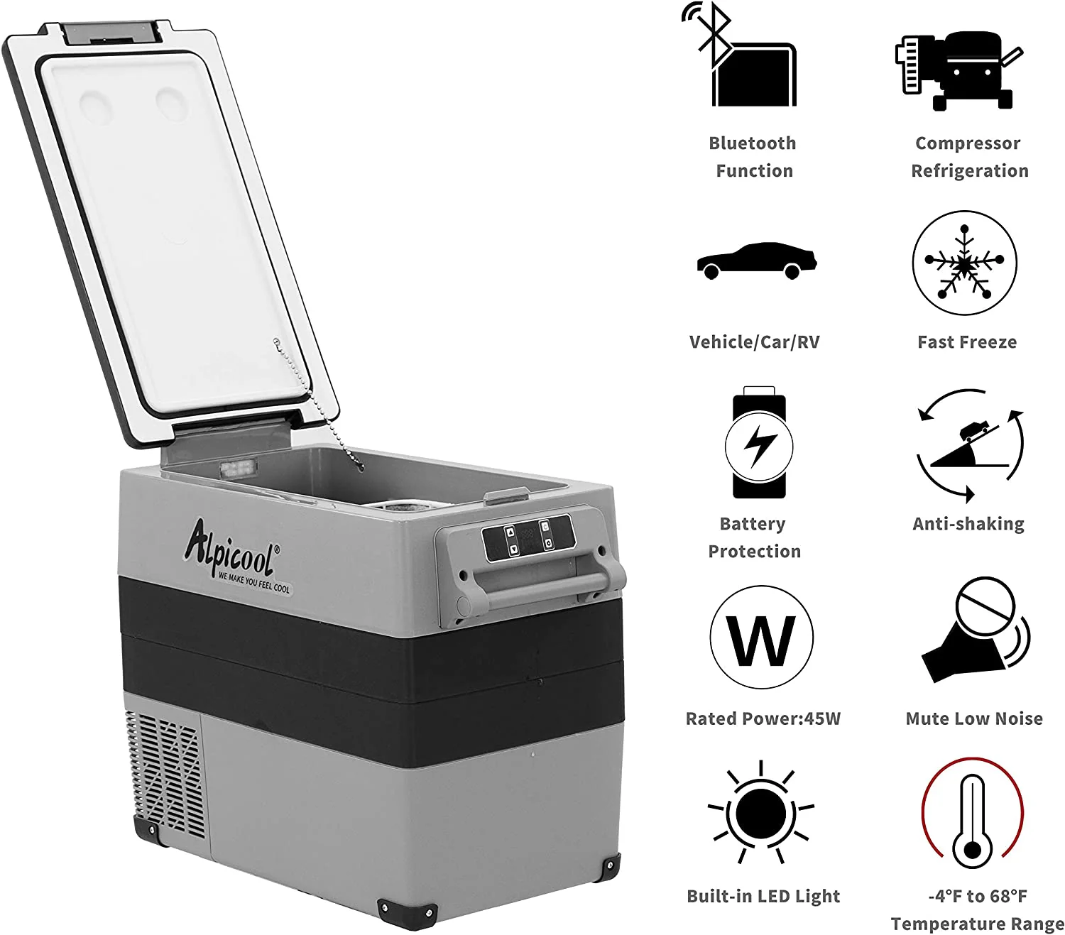 Alpicool CF55 Portable Dual Zone Car Fridge - Image 3