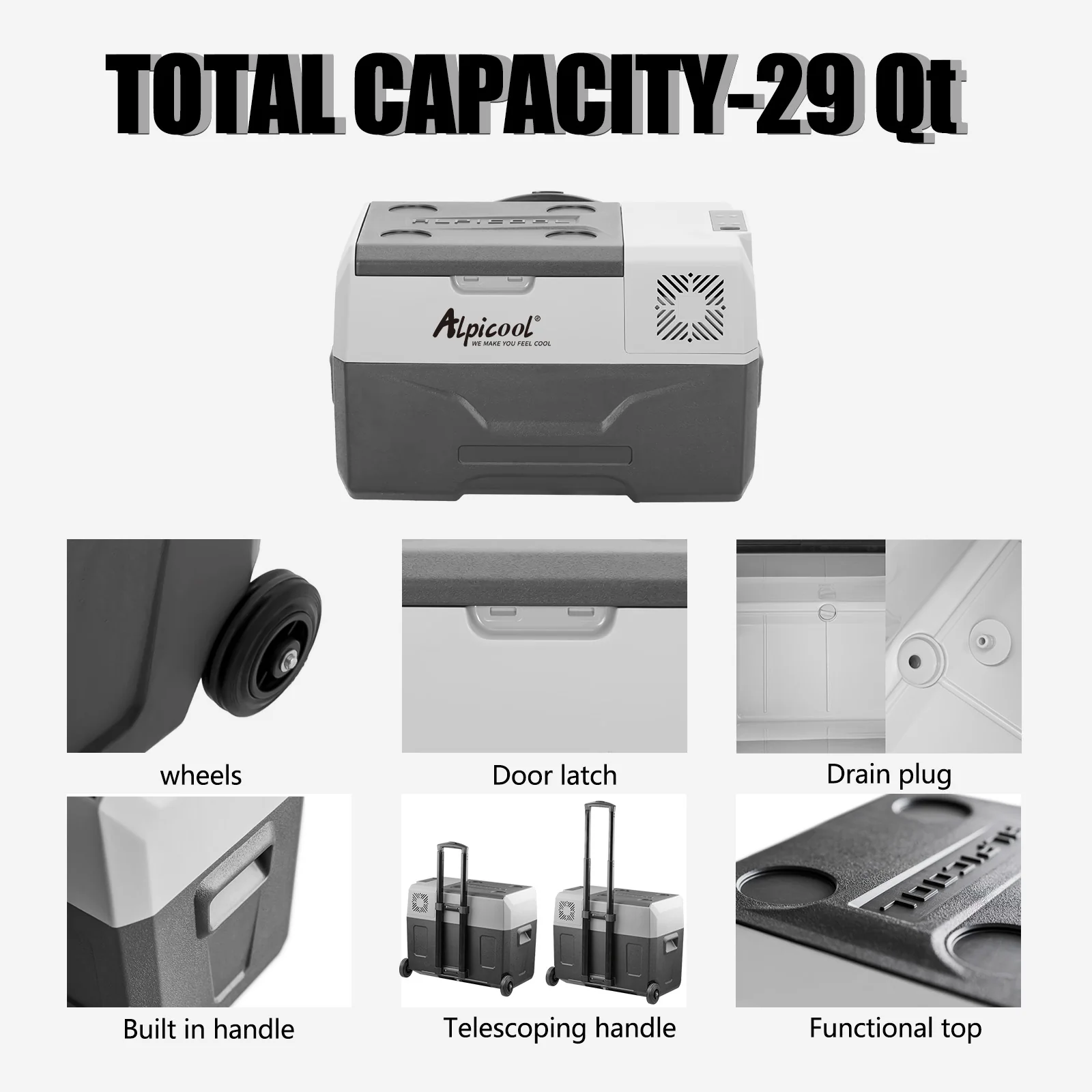 Alpicool CX30 Portable Car Fridge - Image 4