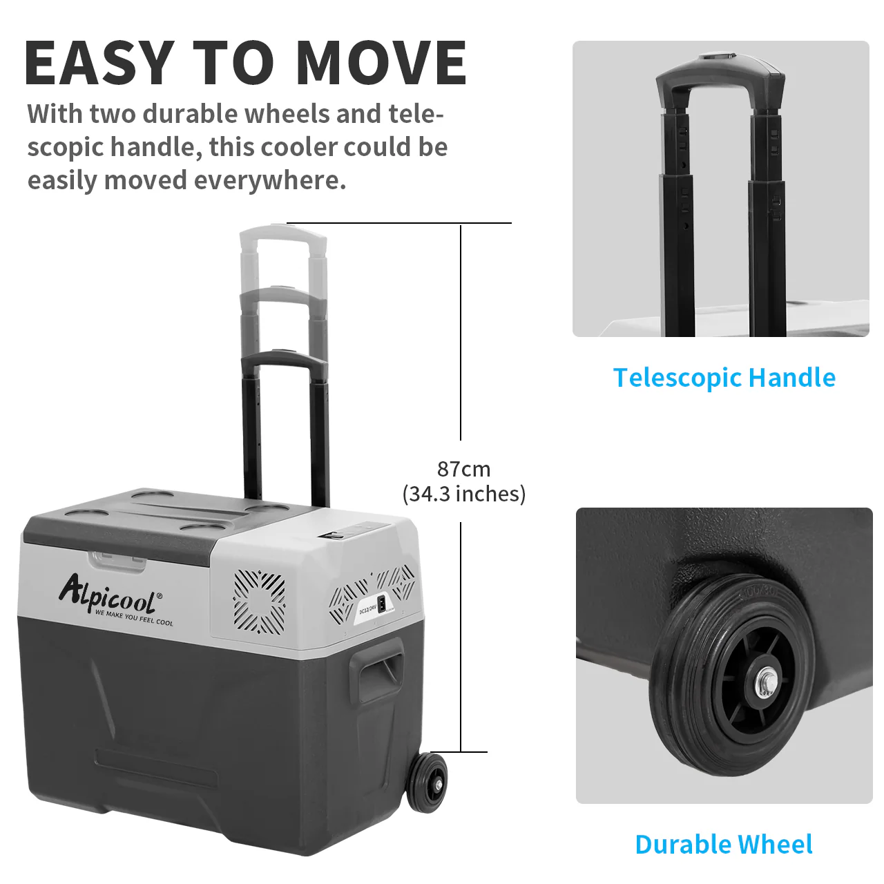 Alpicool CX40 Portable Car Fridge - Image 9