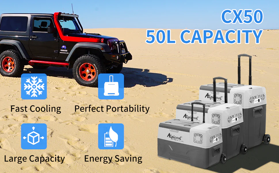 Alpicool CX50 Portable Car Fridge - Image 9