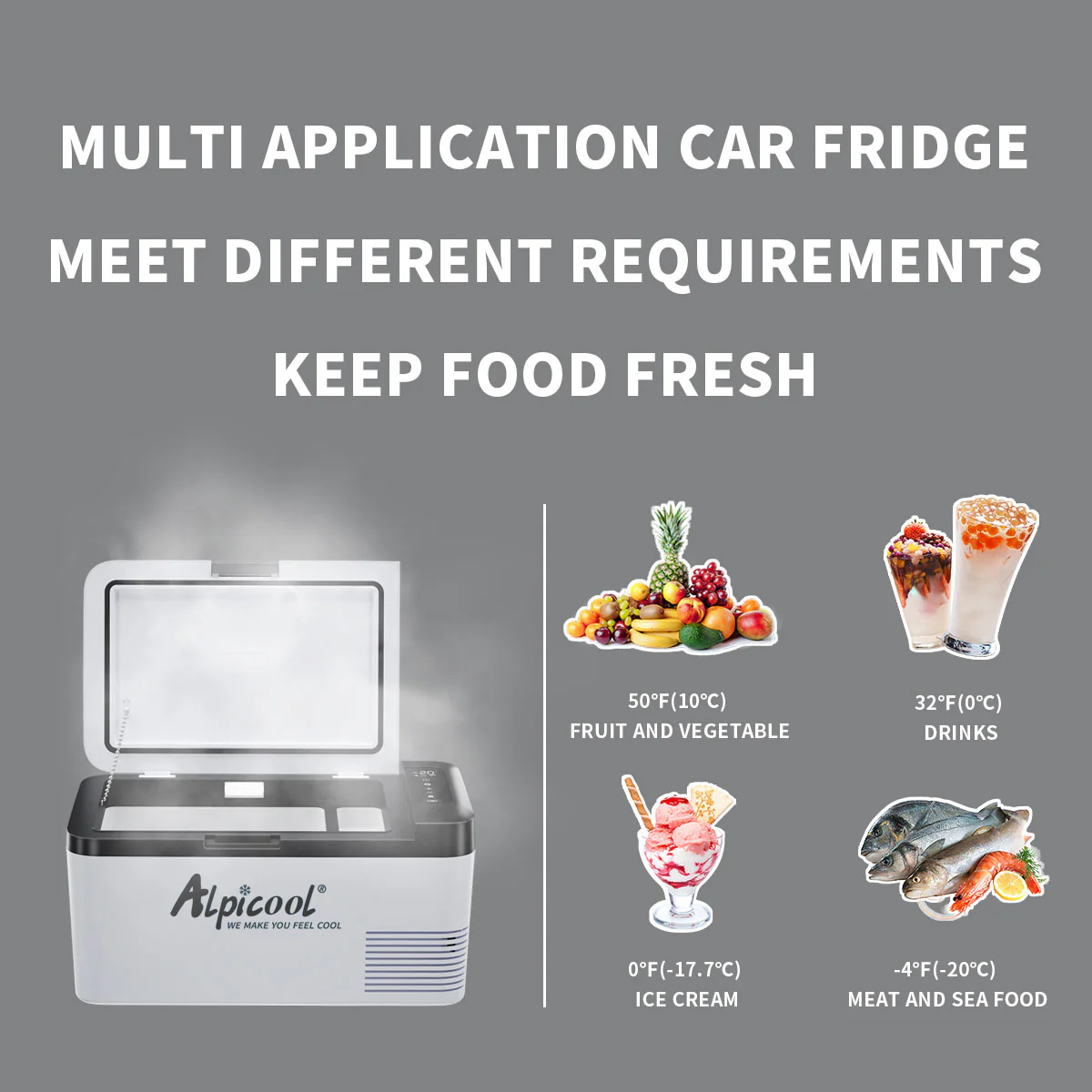Alpicool K18 Portable Car Fridge - Image 4