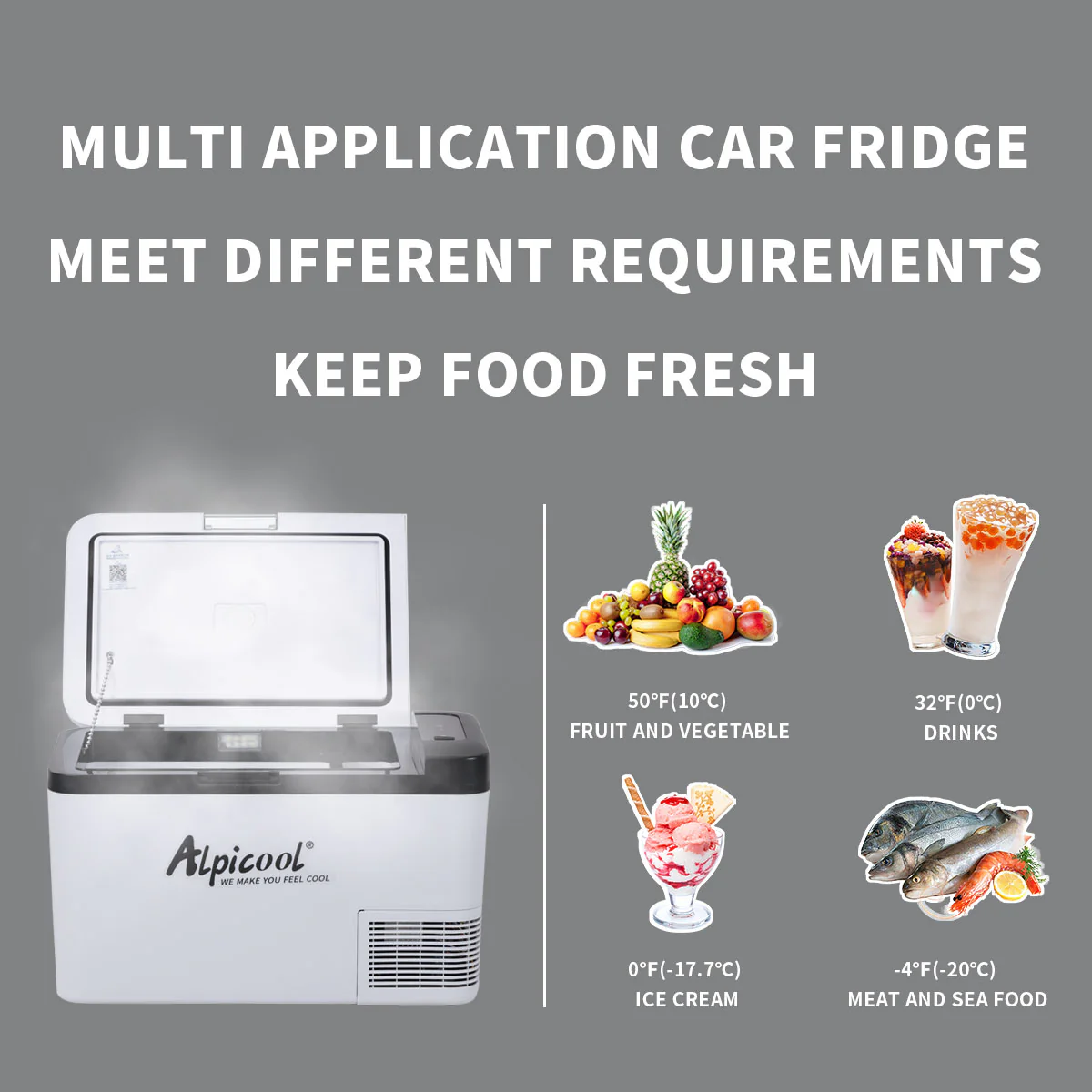 Alpicool K25 Portable Car Fridge - Refurbished - Image 4