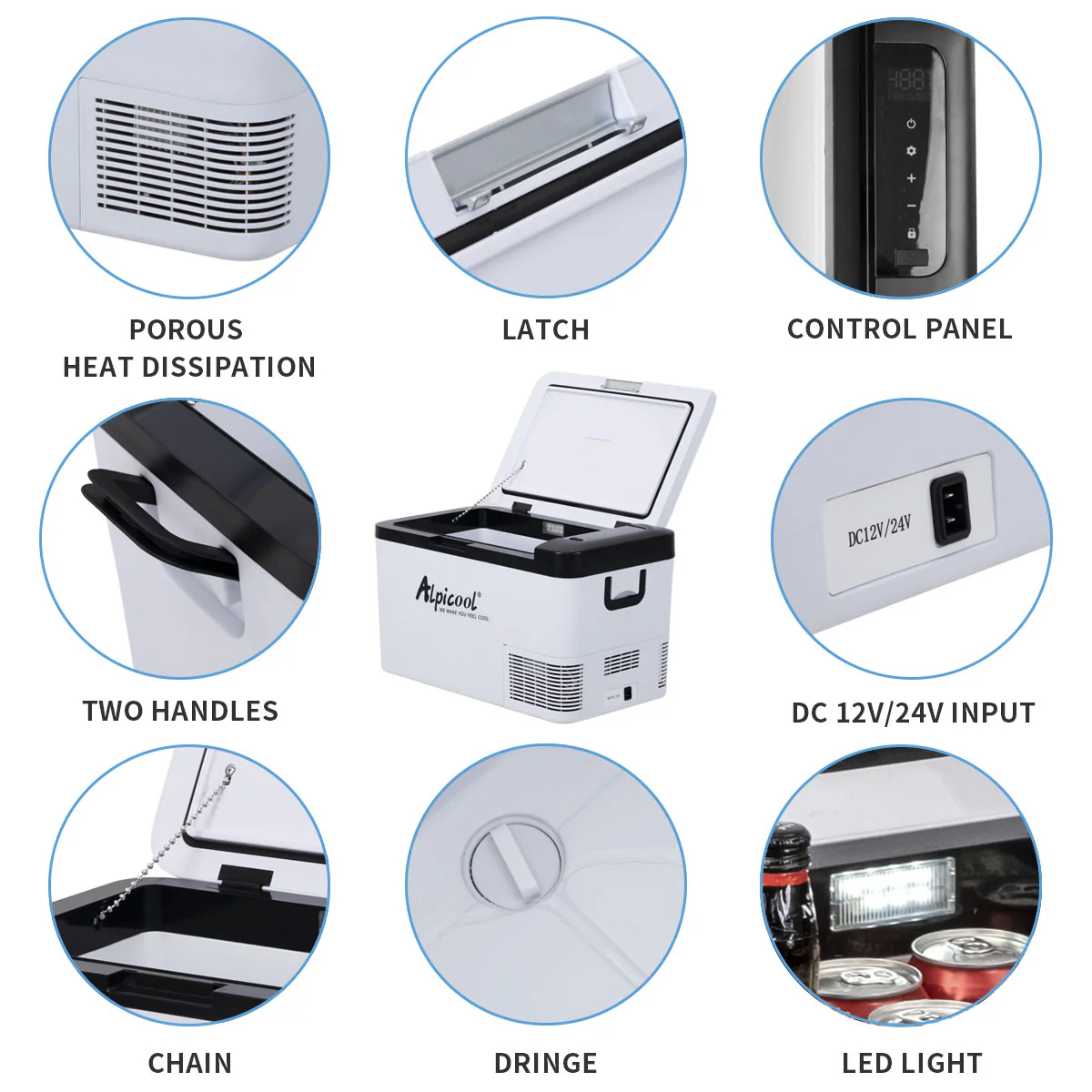 Alpicool K25 Portable Car Fridge - Refurbished - Image 5