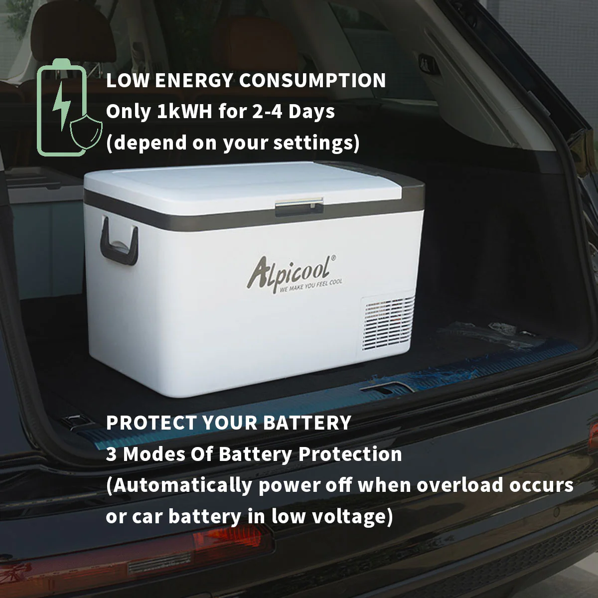 Alpicool K25 Portable Car Fridge - Refurbished - Image 8