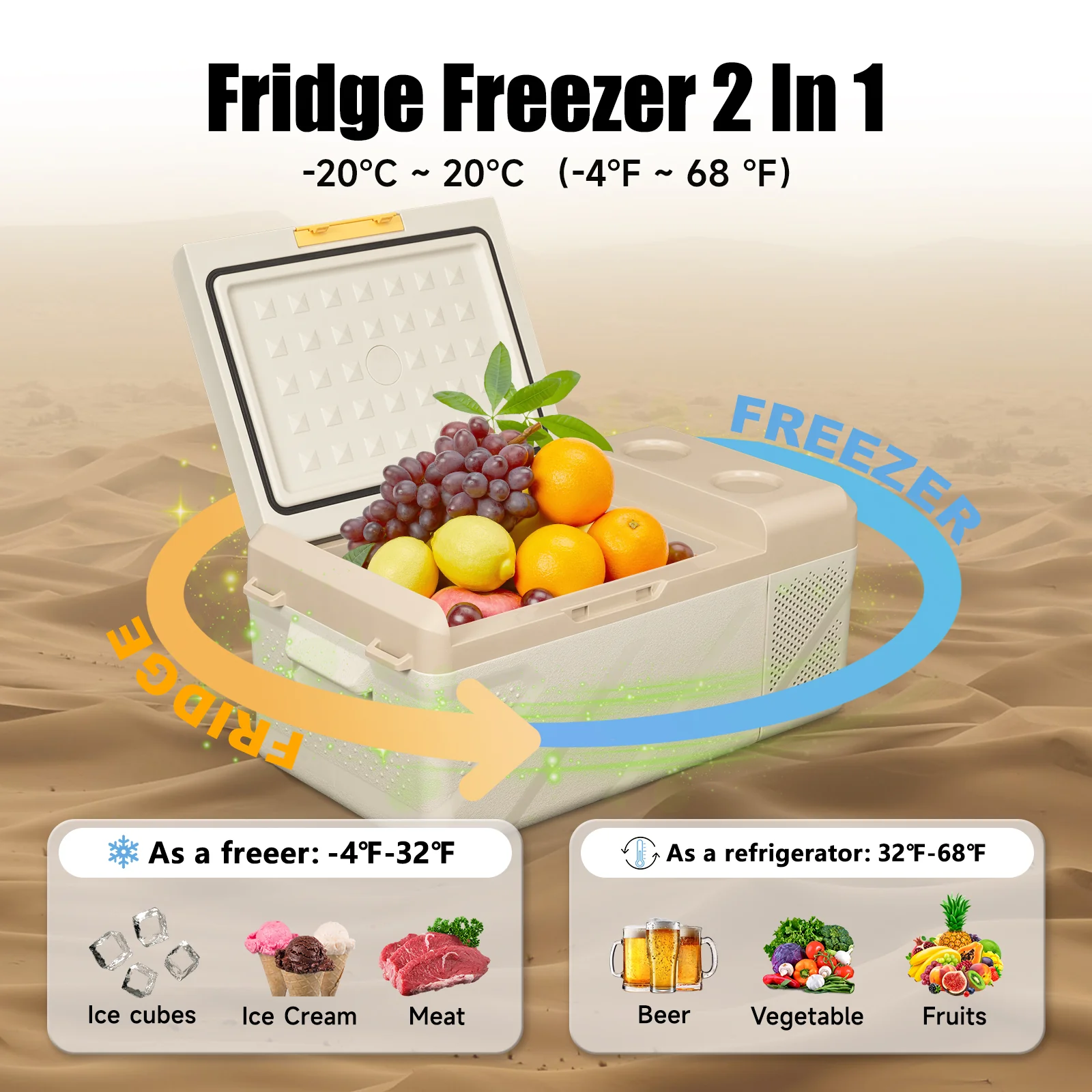 Alpicool KM15 Portable Car Fridge Freezer - Image 5