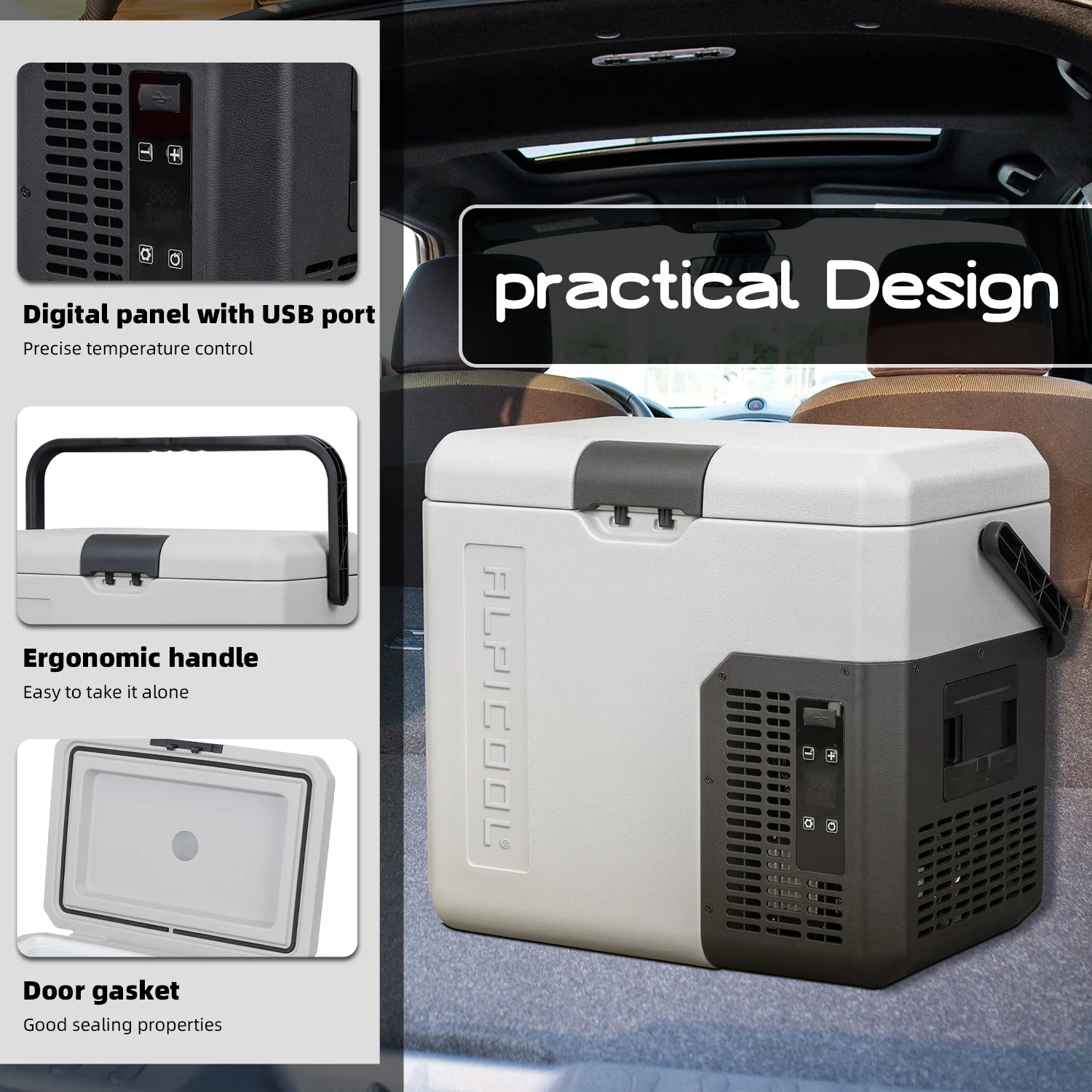 Alpicool P18 Portable Car Fridge - Image 4