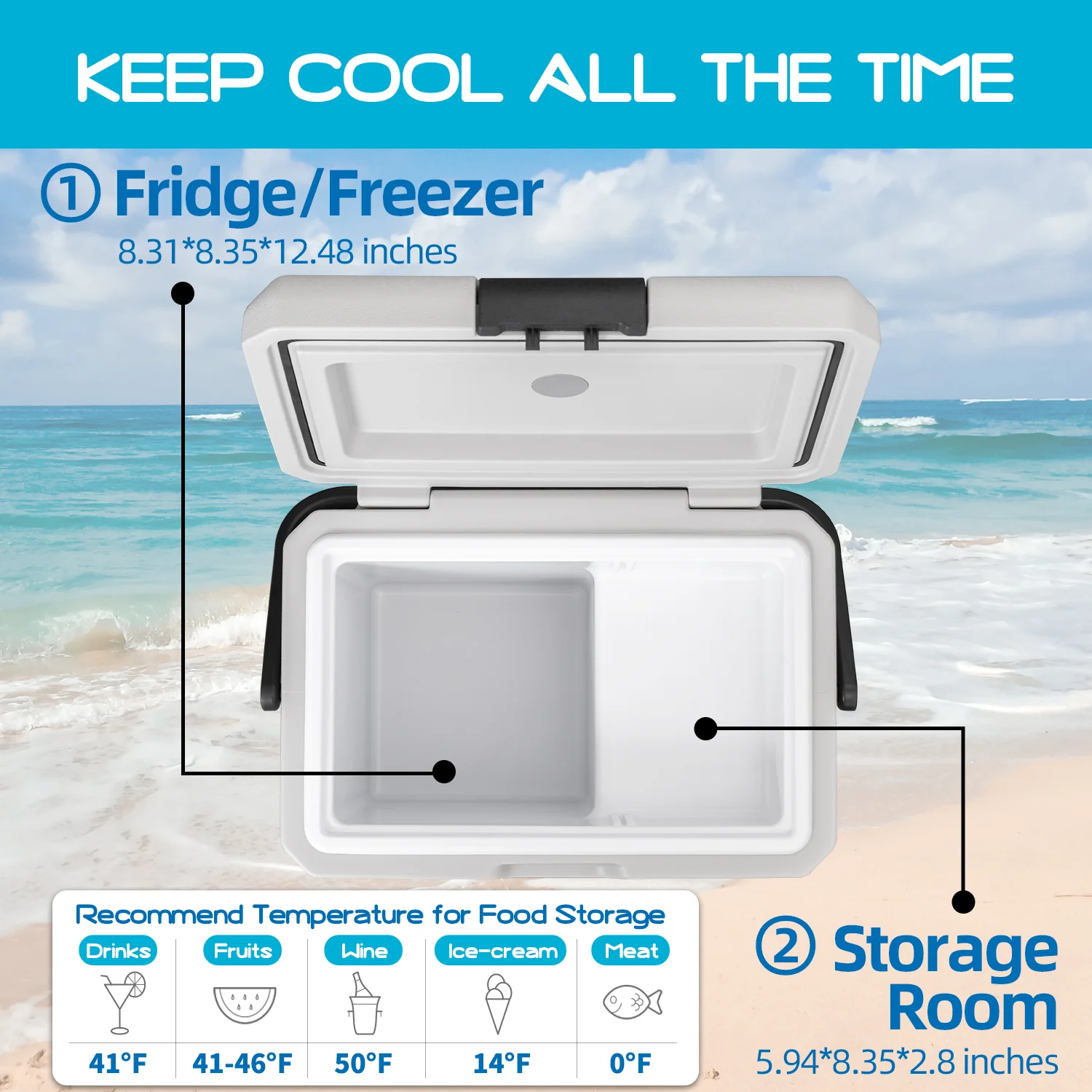 Alpicool P18 Portable Car Fridge - Image 5