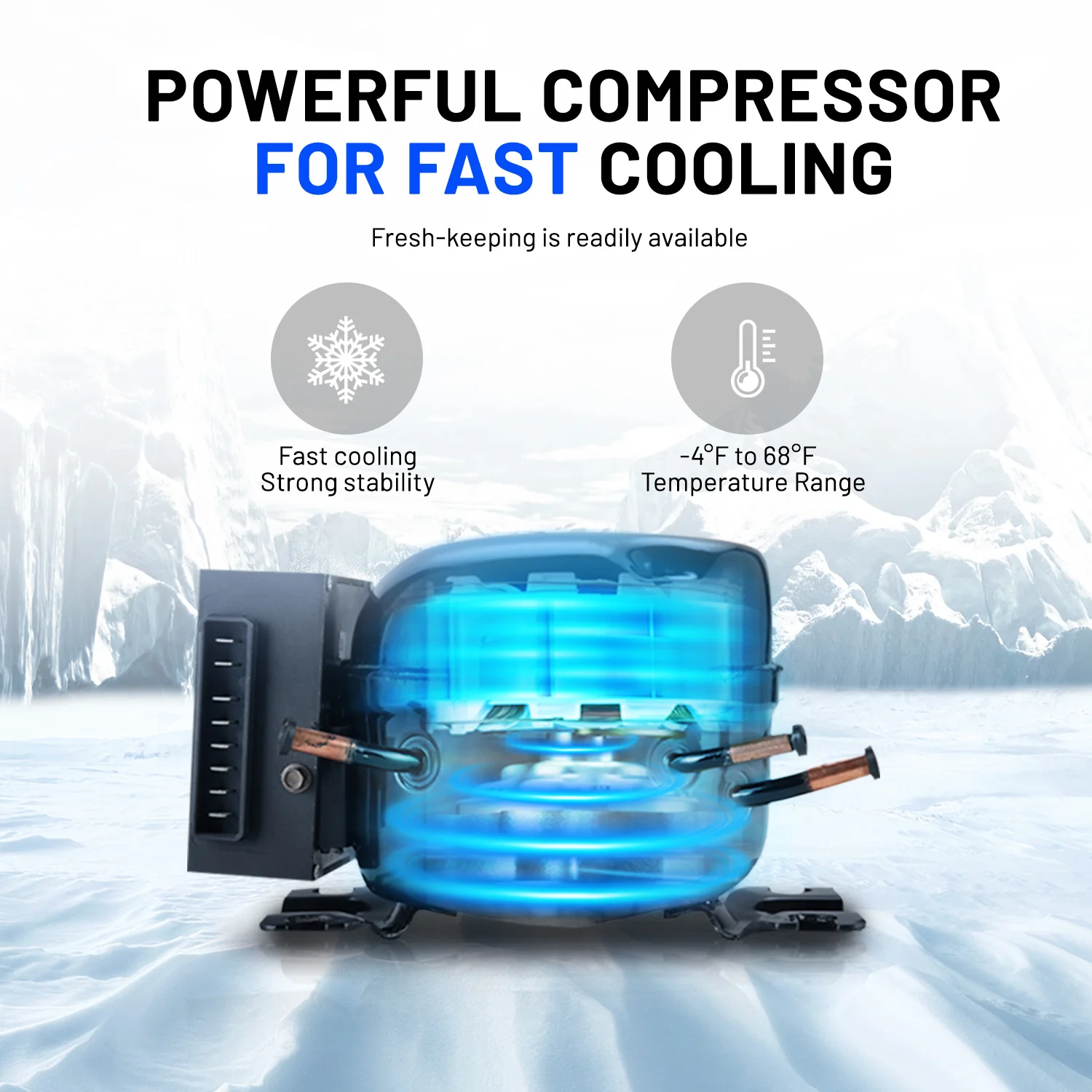 Alpicool S15 White Portable Car Fridge - Image 5