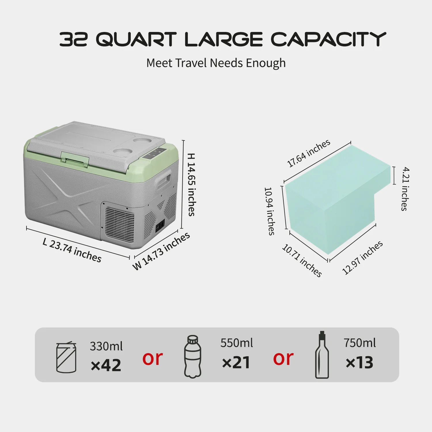Alpicool X30 Portable Car Fridge - Image 3