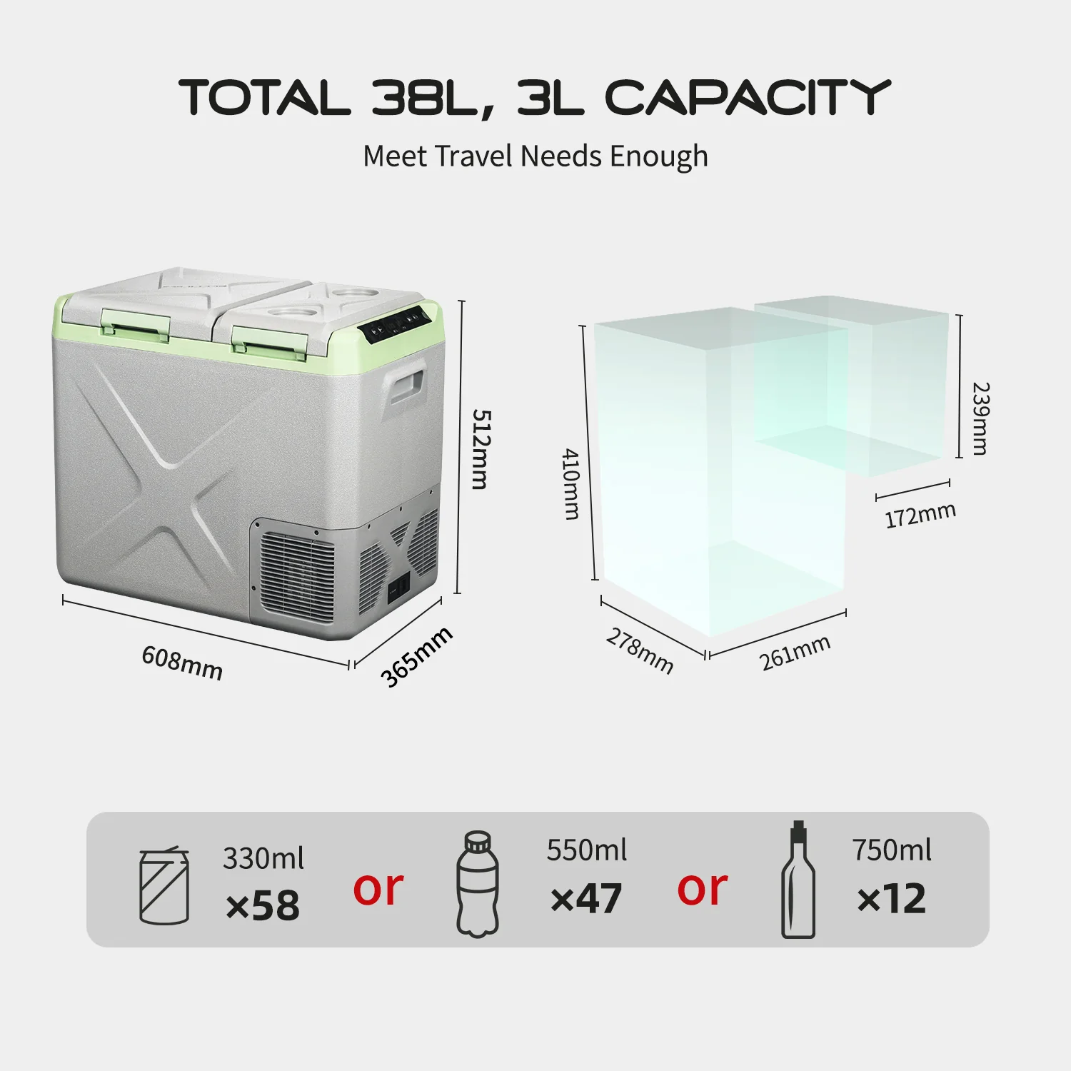 Alpicool XD55 Portable Car Fridge - Image 6