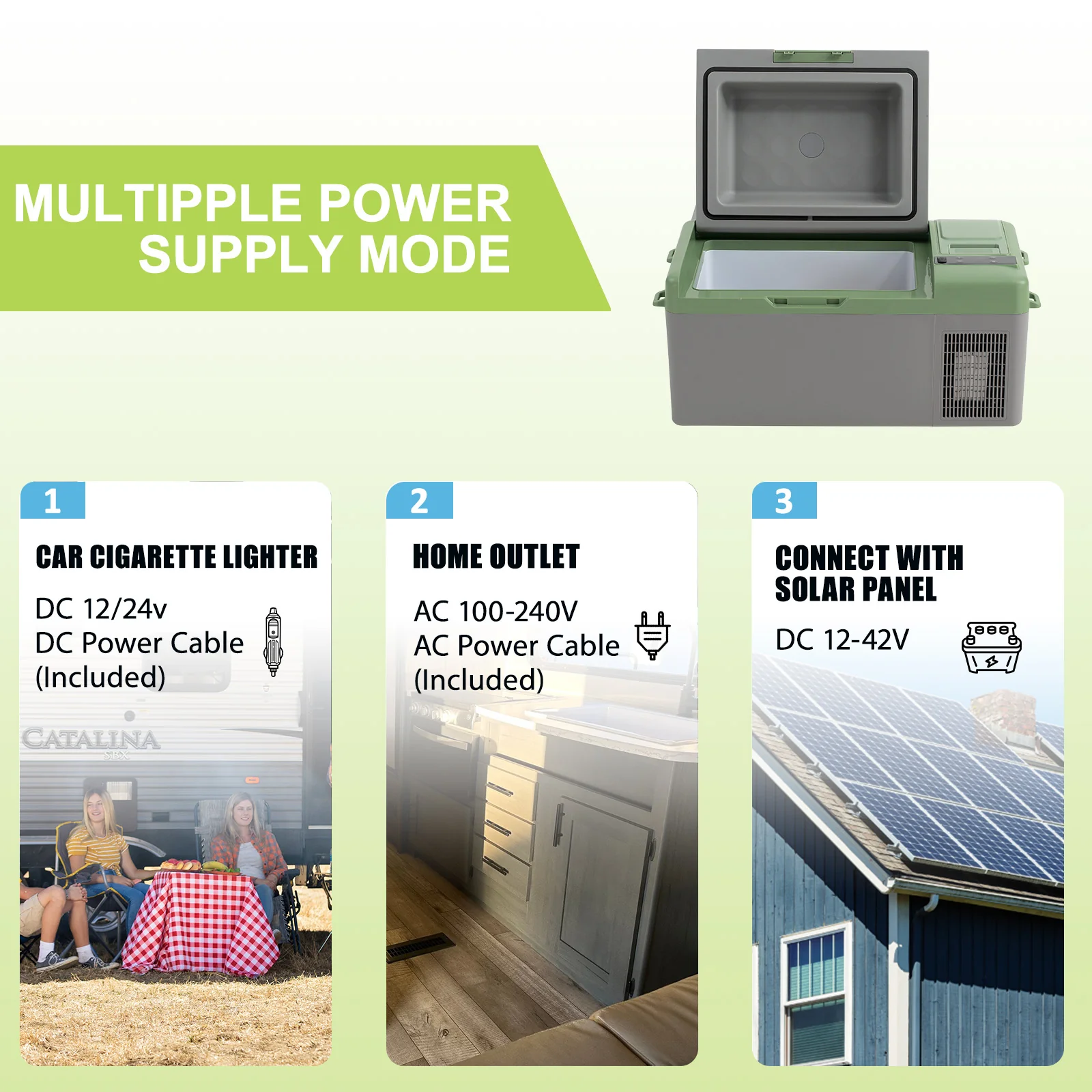 Alpicool Y19E Green Portable Car Fridge - Image 9