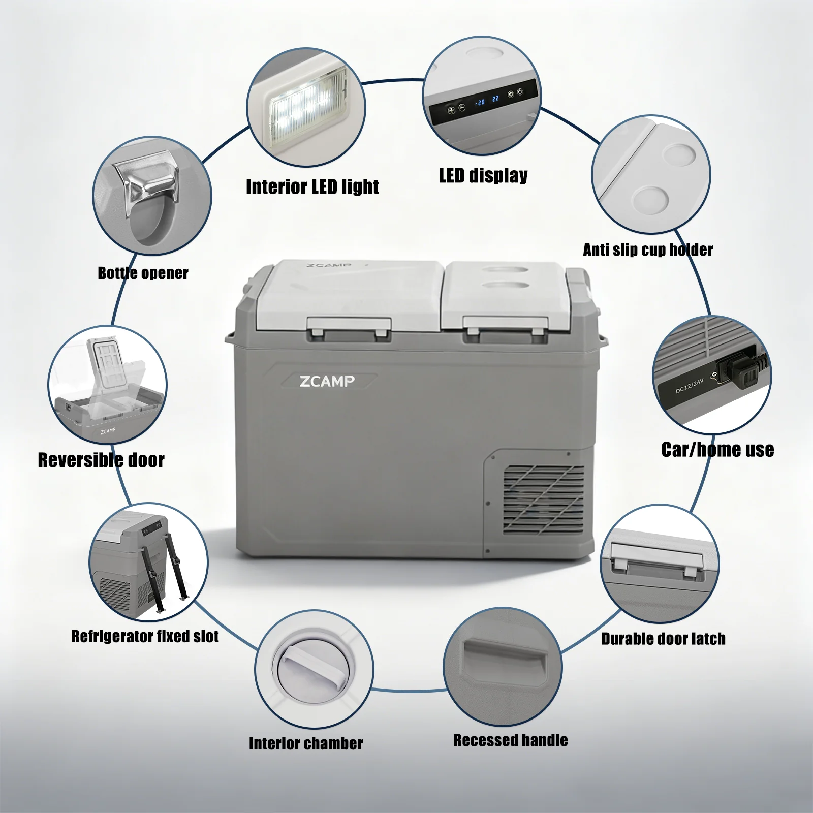 Zcamp GES45 Car Fridge Freezer - Image 3