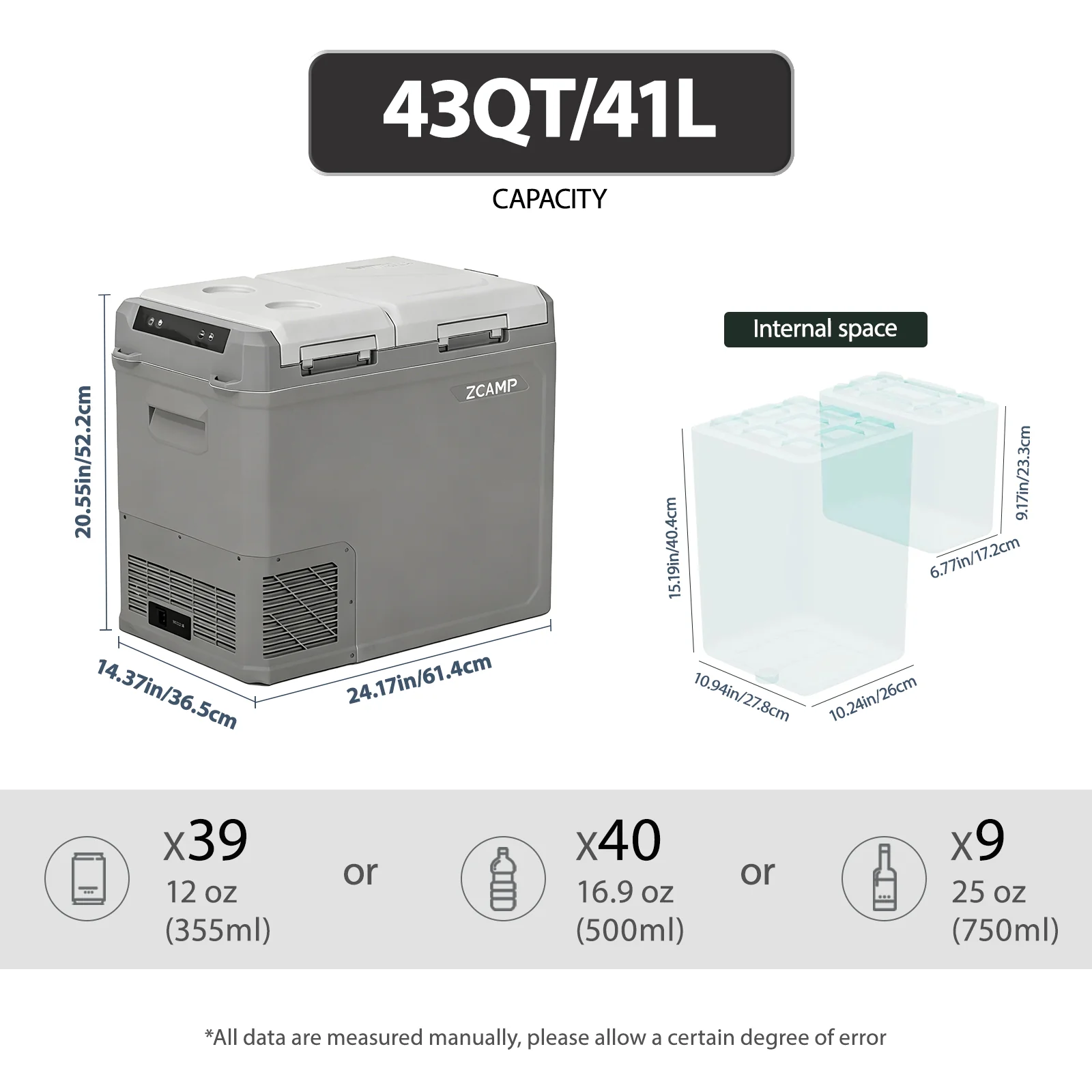 Zcamp GES55 Car Fridge Freezer - Image 4