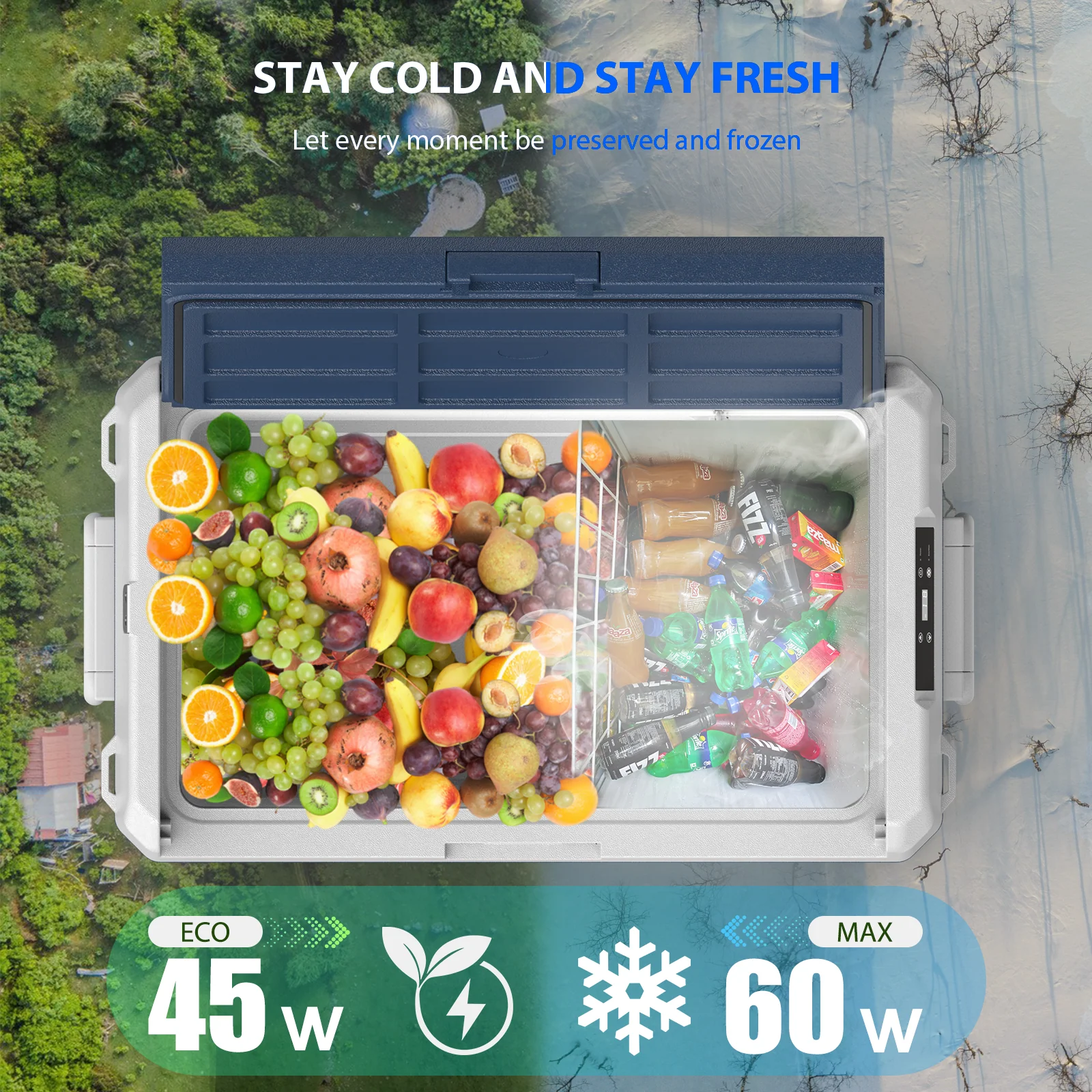 Zcamp ICF61 Car Fridge Freezer - Image 3